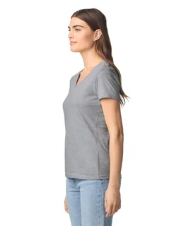 Gildan Dames Softstyle T-shirt met V-hals – foto 2