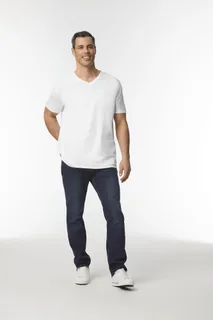 Gildan Men's Softstyle V-neck T-shirt – foto 4