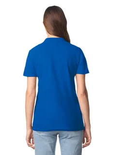 Gildan Dames Softstyle polo van dubbel piqué – foto 3