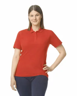 Gildan Dames Softstyle polo van dubbel piqué – foto 4