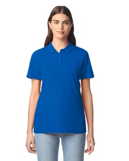 Gildan Dames Softstyle polo van dubbel piqué – foto 1
