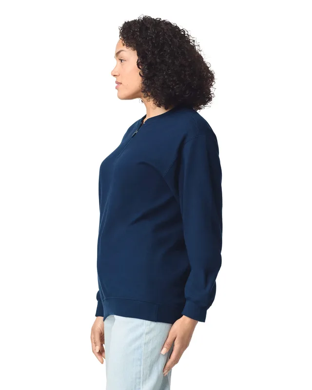 Gildan 1/4 zip fleece sweater