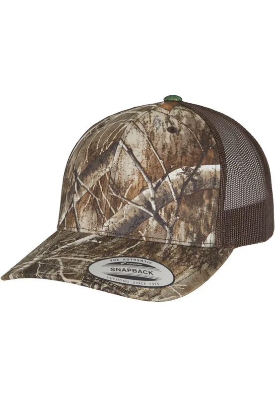 Flexfit Retro Trucker pet met boomcamouflage