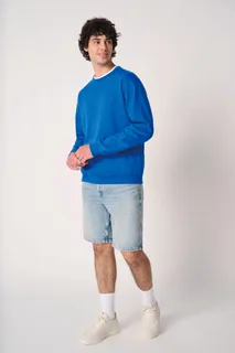iDeal Basic Brand Uniseks sweater met ronde hals – foto 6