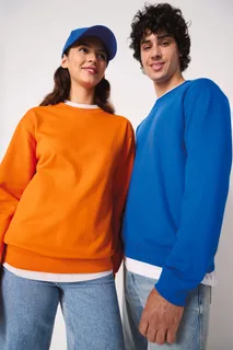 iDeal Basic Brand Uniseks sweater met ronde hals – foto 12