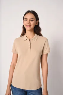 iDeal Basic Brand iDeal180 dames piquépolo – foto 1