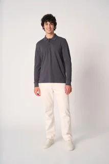 iDeal Basic Brand Men's pique LSL polo shirt – foto 5