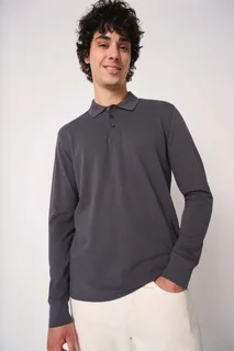 iDeal Basic Brand Men's pique LSL polo shirt – foto 3