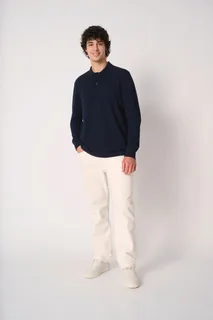 iDeal Basic Brand Men's pique long sleeves polo shirt – foto 5