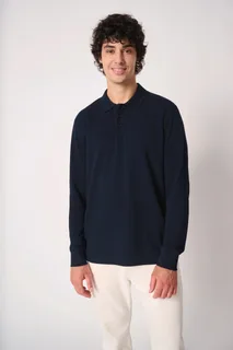 iDeal Basic Brand Men's pique long sleeves polo shirt – foto 1