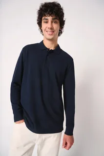 iDeal Basic Brand Men's pique long sleeves polo shirt – foto 3