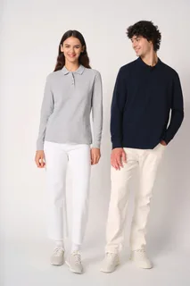 iDeal Basic Brand Dames piquépolo met lange mouwen 200g – foto 8