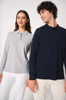 iDeal Basic Brand Dames piquépolo met lange mouwen 200g – foto 6