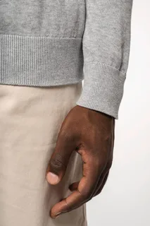 Kariban Men's eco-friendly V-neck jumper – foto 4