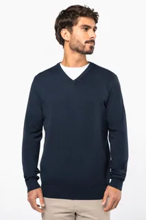 Kariban Men's eco-friendly V-neck jumper – foto 8
