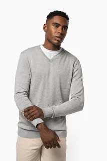Kariban Men's eco-friendly V-neck jumper – foto 6