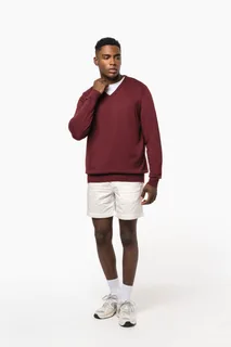 Kariban Heren pullover met v-hals – foto 4