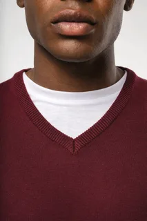 Kariban Heren pullover met v-hals – foto 6