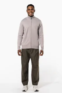 Kariban Heren cardigan met rits – foto 8