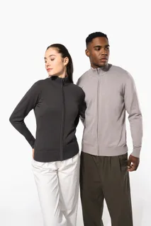 Kariban Heren cardigan met rits – foto 9