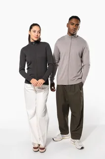 Kariban Heren cardigan met rits – foto 11