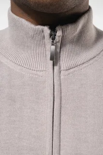 Kariban Heren cardigan met rits – foto 3