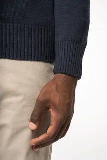 Kariban Heren cardigan met rits – foto 4