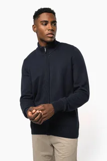 Kariban Heren cardigan met rits – foto 1