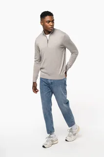 Kariban Men's zip neck jumper – foto 6