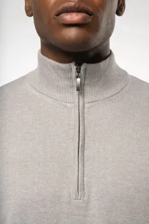 Kariban Men's zip neck jumper – foto 3