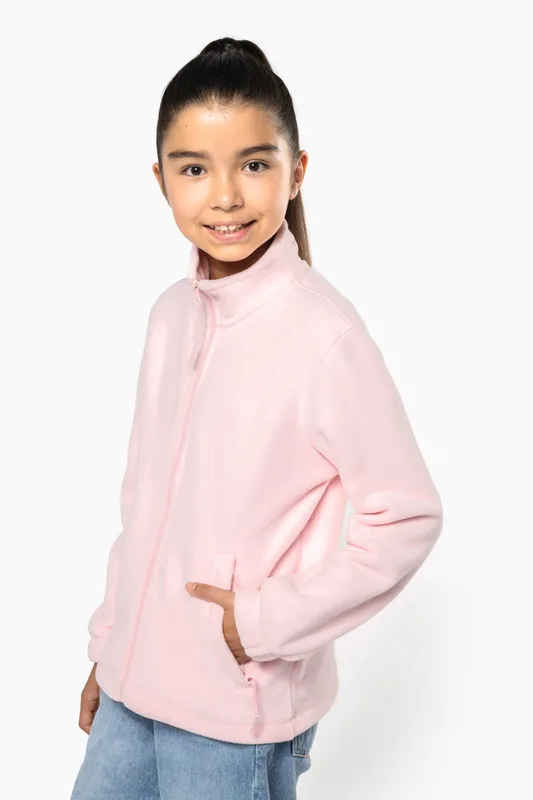Kariban Microfleece met rits kind