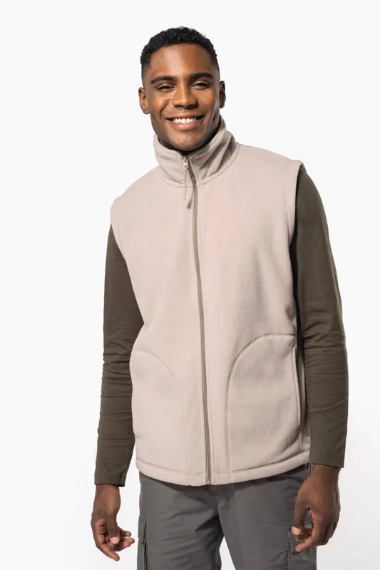 Kariban Bodywarmer van microfleece heren