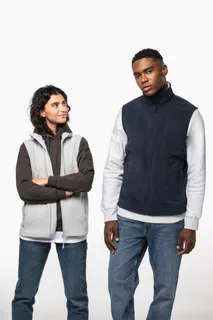 Kariban Ecologische uniseks bodywarmer van microfleece – foto 1
