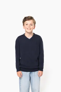 Kariban Trui met V-hals kind – foto 1