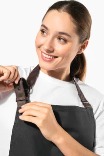 Kariban Vintage cotton apron – foto 6