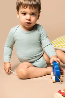 Kariban Baby body van biologisch katoen – foto 4