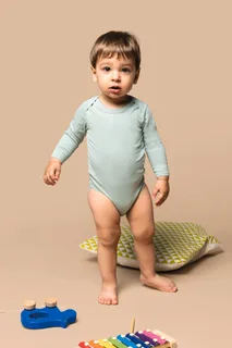 Kariban Baby body van biologisch katoen – foto 5