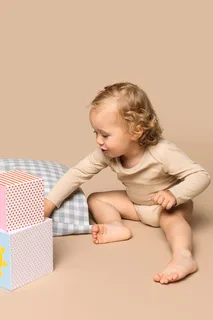 Kariban Baby body van biologisch katoen – foto 3