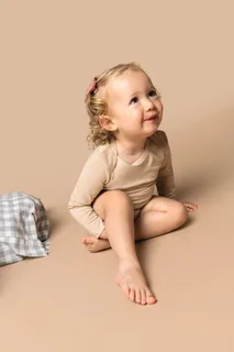 Kariban Baby body van biologisch katoen – foto 2