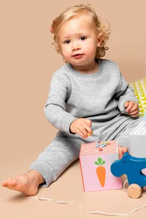Kariban Ecologische fleece babybroek – foto 3