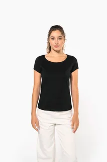 Kariban Ladies’ boat neck short-sleeved T-shirt – foto 5