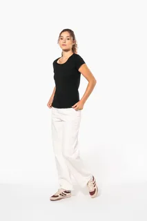 Kariban Ladies’ boat neck short-sleeved T-shirt – foto 7