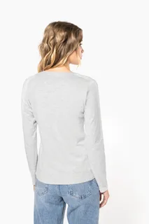 Kariban Ladies' long-sleeved crew neck T-shirt – foto 2