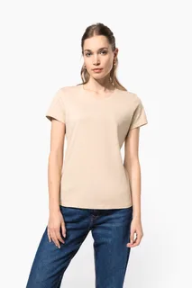 Kariban Dames T-shirt ronde hals korte mouwen – foto 1