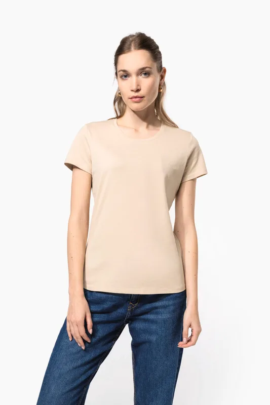 Kariban Dames T-shirt ronde hals korte mouwen