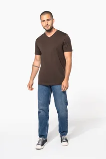 Kariban T-shirt V-hals korte mouwen – foto 6