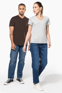 Kariban T-shirt V-hals korte mouwen – foto 10