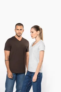 Kariban T-shirt V-hals korte mouwen – foto 7