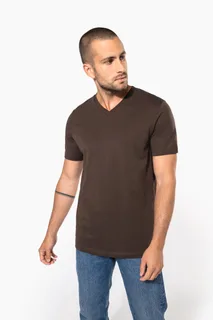 Kariban T-shirt V-hals korte mouwen – foto 1