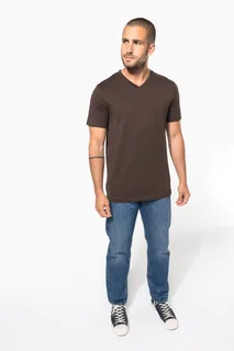 Kariban T-shirt V-hals korte mouwen – foto 5